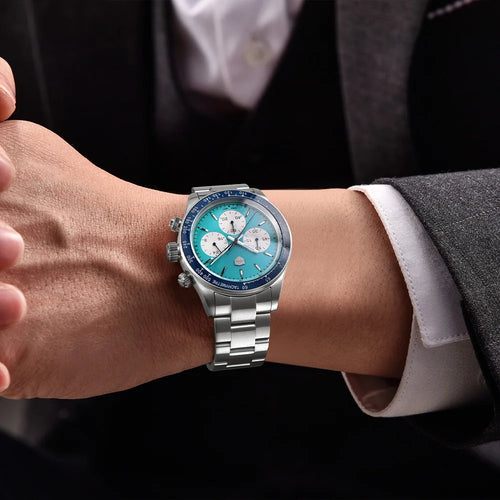 2026 ROLLS TIMI Men's Watch Top Fashion Men's Quartz Watch Luxury Sapphire VK63 Chronograph Sports Waterproof Relógios Masculino