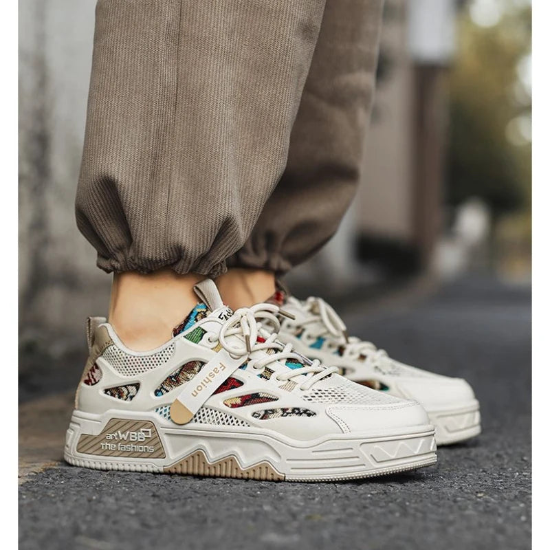 2026 Mens Luxury Running Shoes Breathable Skateboard Shoes Chunky Comfortable Casual Sneakers Men Tenis Masculino Footwear Male