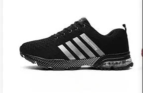 Men White Sneakers Shoes Breathable Anti Slip Hiking Shoes Low Top Air Cushioned Men's Running Shoes Casual Shoe Tenis Masculino