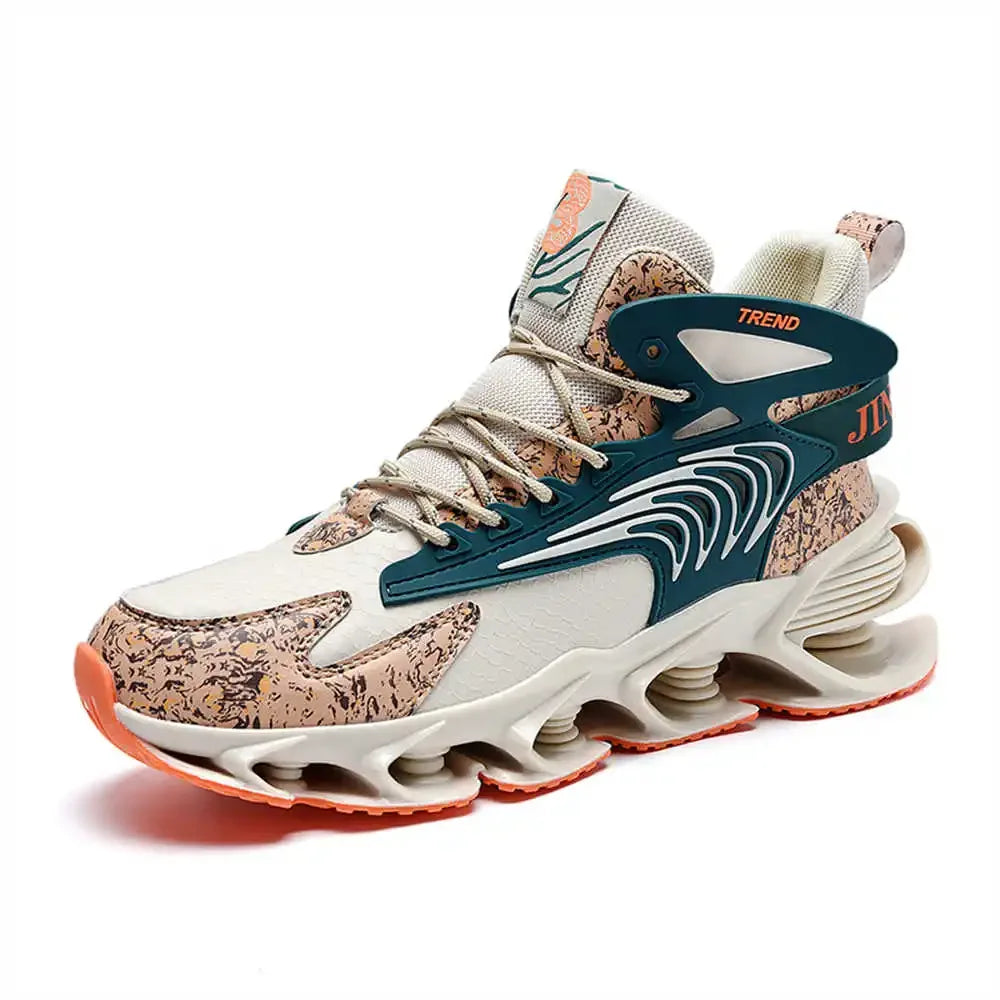 Non-slip Mid Child Running Sneakers Casual Blue Shoes Men Sport Snekaers High-end Snearkers Snaeker 2024elegant Shows
