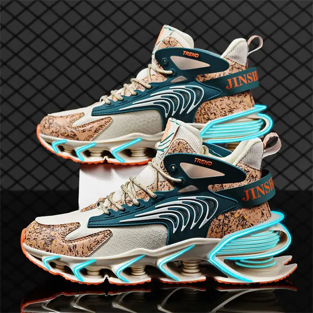 Non-slip Mid Child Running Sneakers Casual Blue Shoes Men Sport Snekaers High-end Snearkers Snaeker 2024elegant Shows