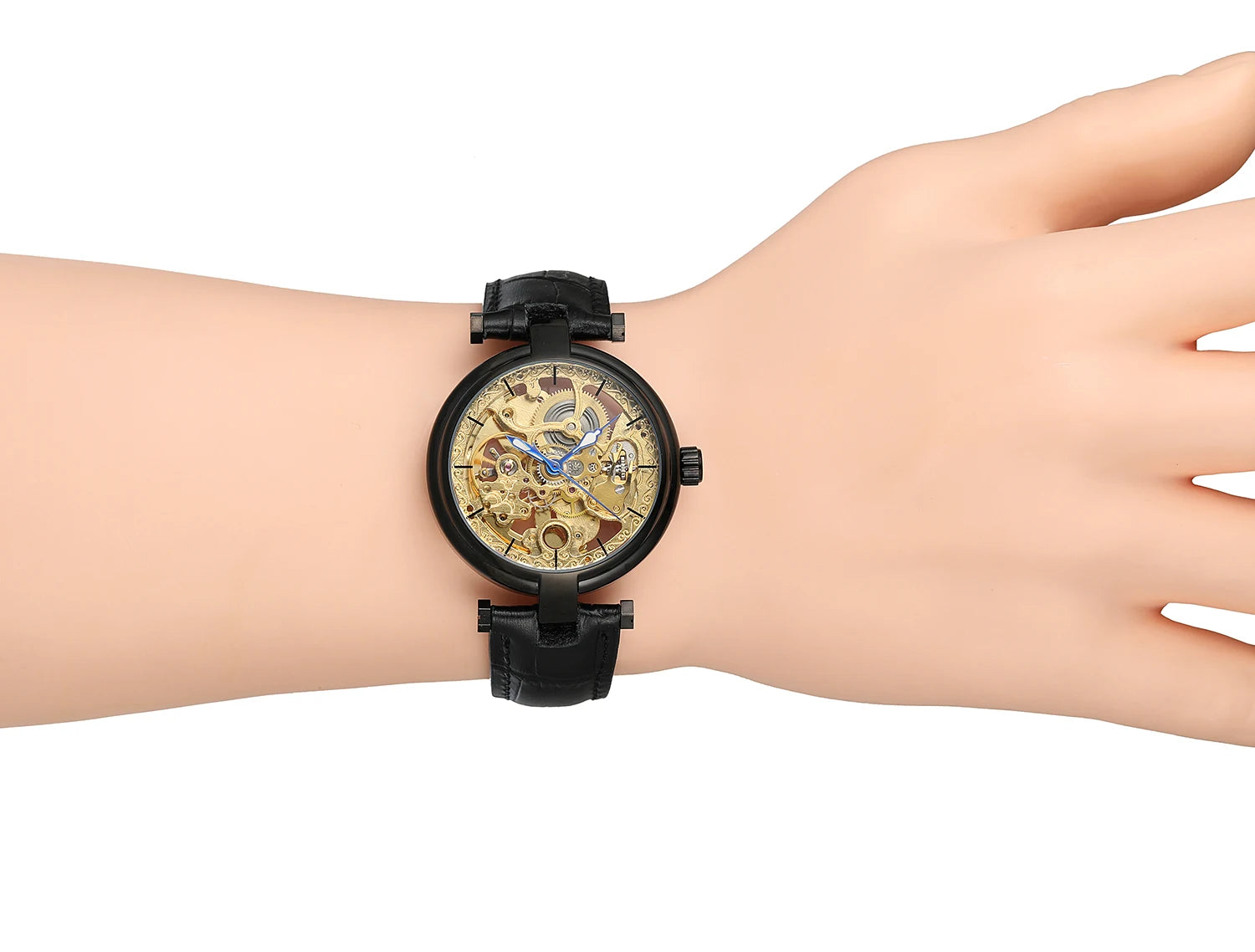 High-End Luxury Man FORSINING Original Replica reloj hombre automatico Hollow Skeleton Mechanical Automatic relógios wristwatch