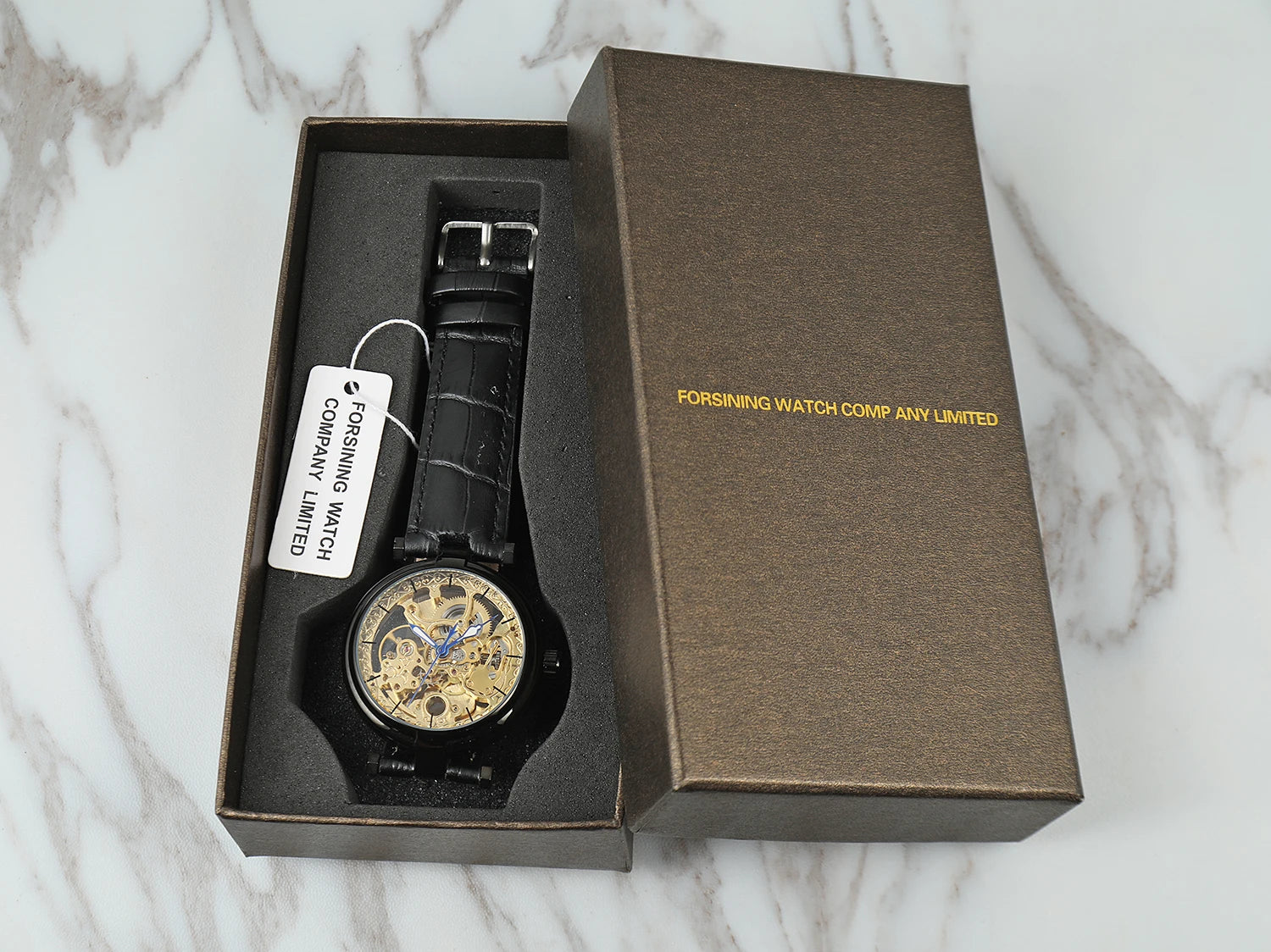 High-End Luxury Man FORSINING Original Replica reloj hombre automatico Hollow Skeleton Mechanical Automatic relógios wristwatch