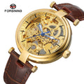 High-End Luxury Man FORSINING Original Replica reloj hombre automatico Hollow Skeleton Mechanical Automatic relógios wristwatch