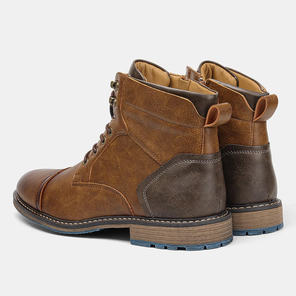 Tamanho 7-13 Botas de tornozelo para homens Botas de couro masculinas Bota de marca para homens # AL605