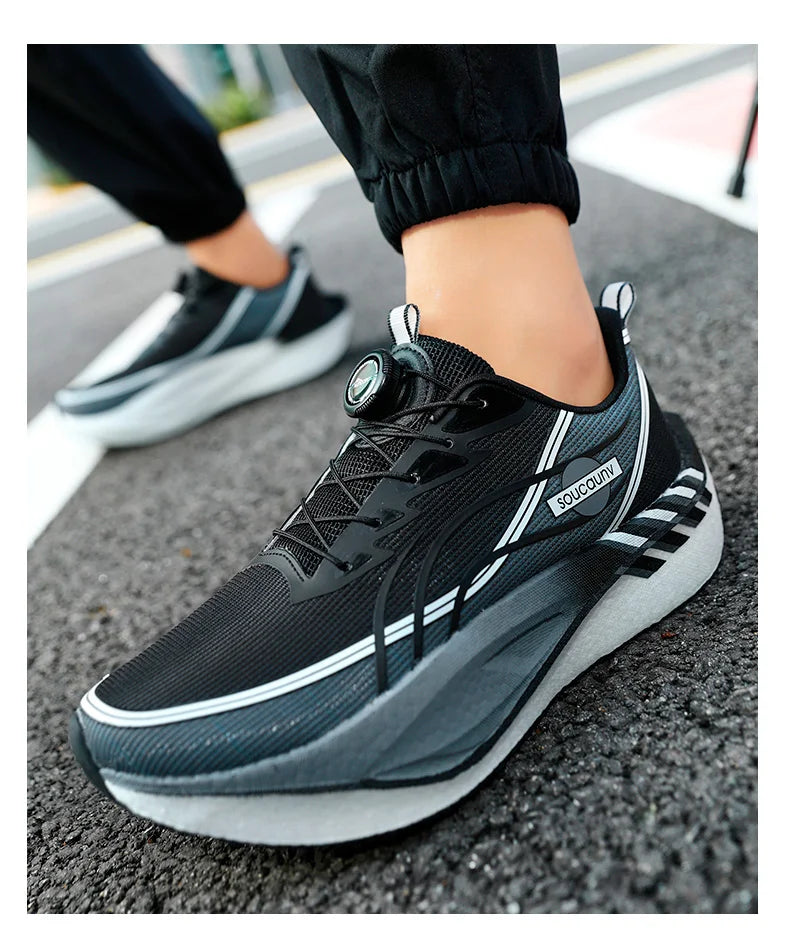Tênis de Corrida Profissional com Placa de Carbono para Fitness, Leve e Confortável para Homens e Mulheres, Antiderrapante