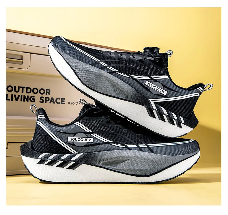Tênis de Corrida Profissional com Placa de Carbono para Fitness, Leve e Confortável para Homens e Mulheres, Antiderrapante