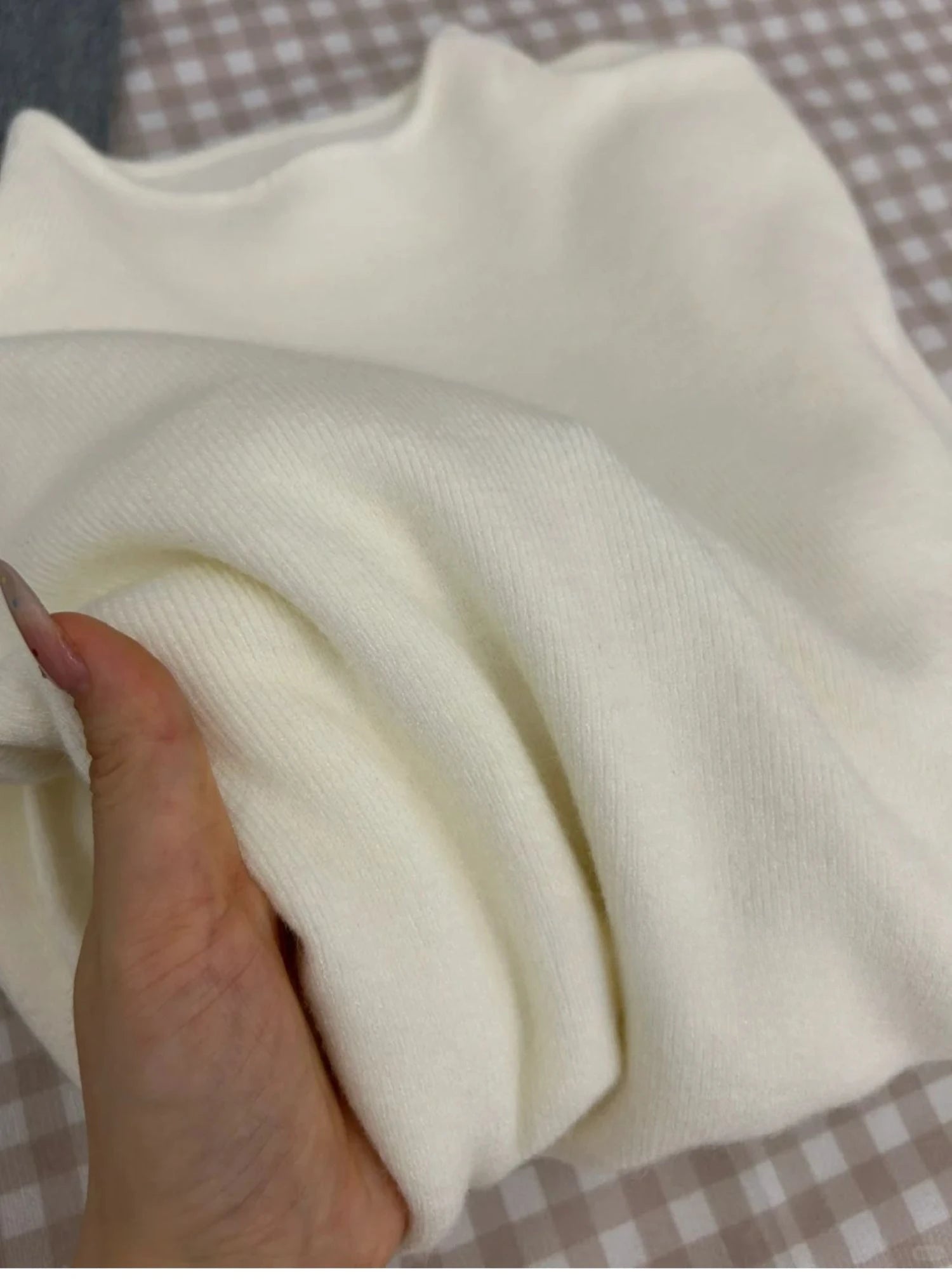 Suéter Feminino Casual Vintage de Tricô Manga Longa Gola Alta Liso Moda Outono Inverno 2026