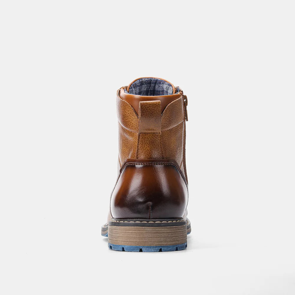 Tamanho 7-13 Botas de tornozelo para homens Botas de couro masculinas Bota de marca para homens # AL605
