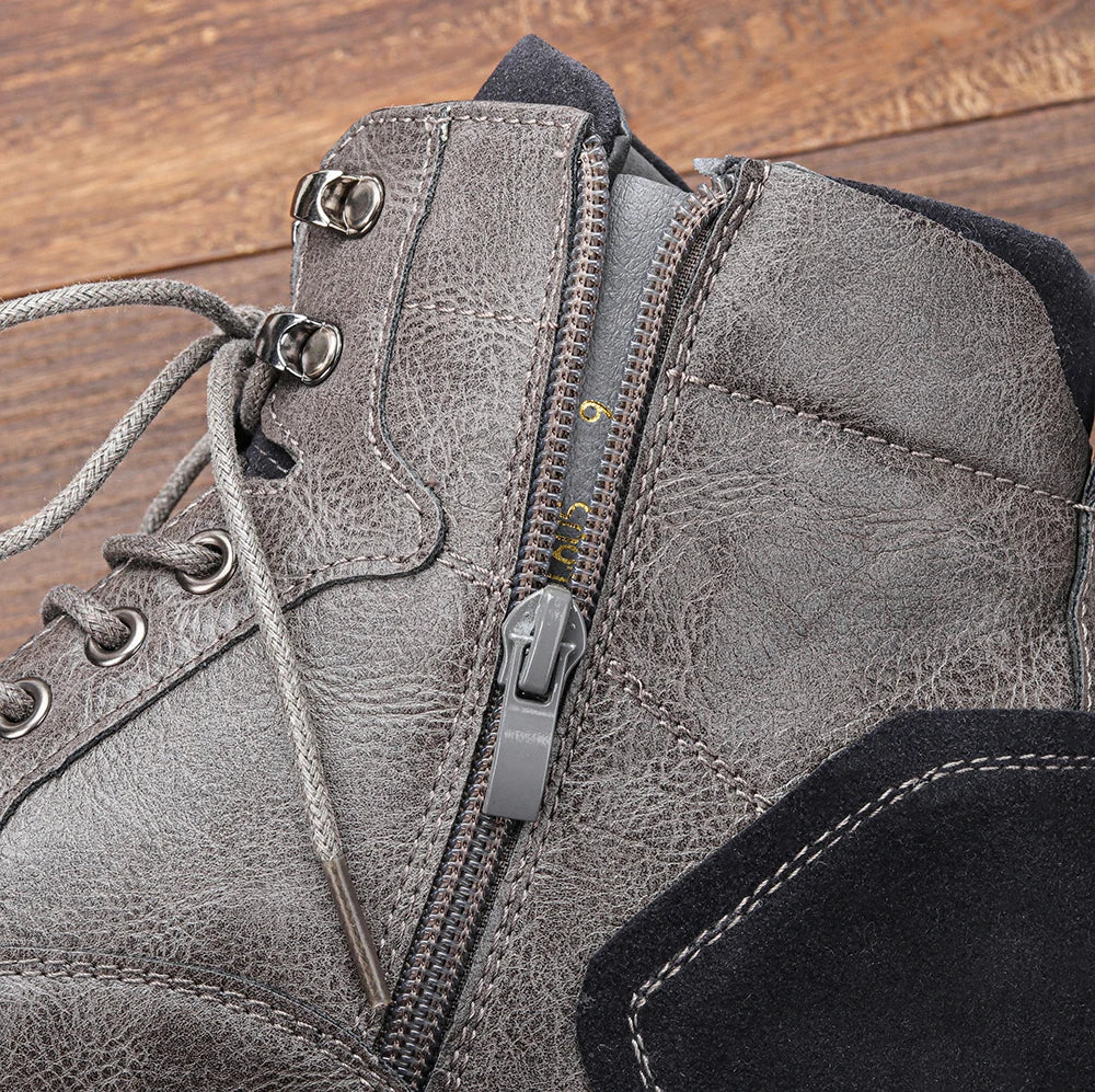 Tamanho 7-13 Botas de tornozelo para homens Botas de couro masculinas Bota de marca para homens # AL605
