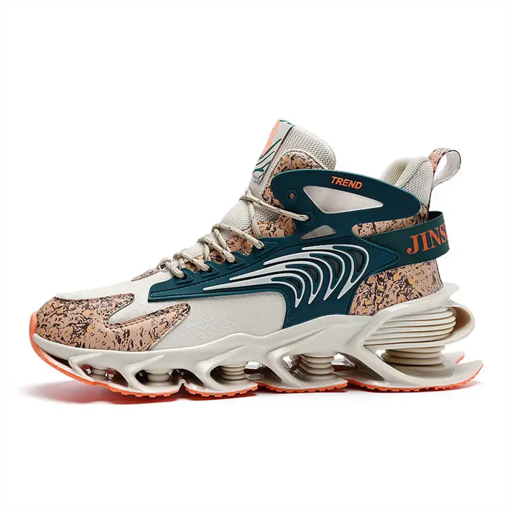 Non-slip Mid Child Running Sneakers Casual Blue Shoes Men Sport Snekaers High-end Snearkers Snaeker 2024elegant Shows