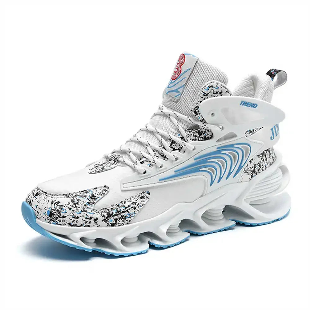 Non-slip Mid Child Running Sneakers Casual Blue Shoes Men Sport Snekaers High-end Snearkers Snaeker 2024elegant Shows