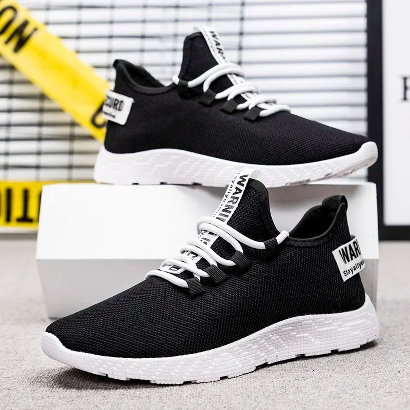 Men Sneakers 2024 New Breathable Lace Up Men Mesh Shoes Fashion Casual No-slip Men Vulcanize Shoes Tenis Masculino
