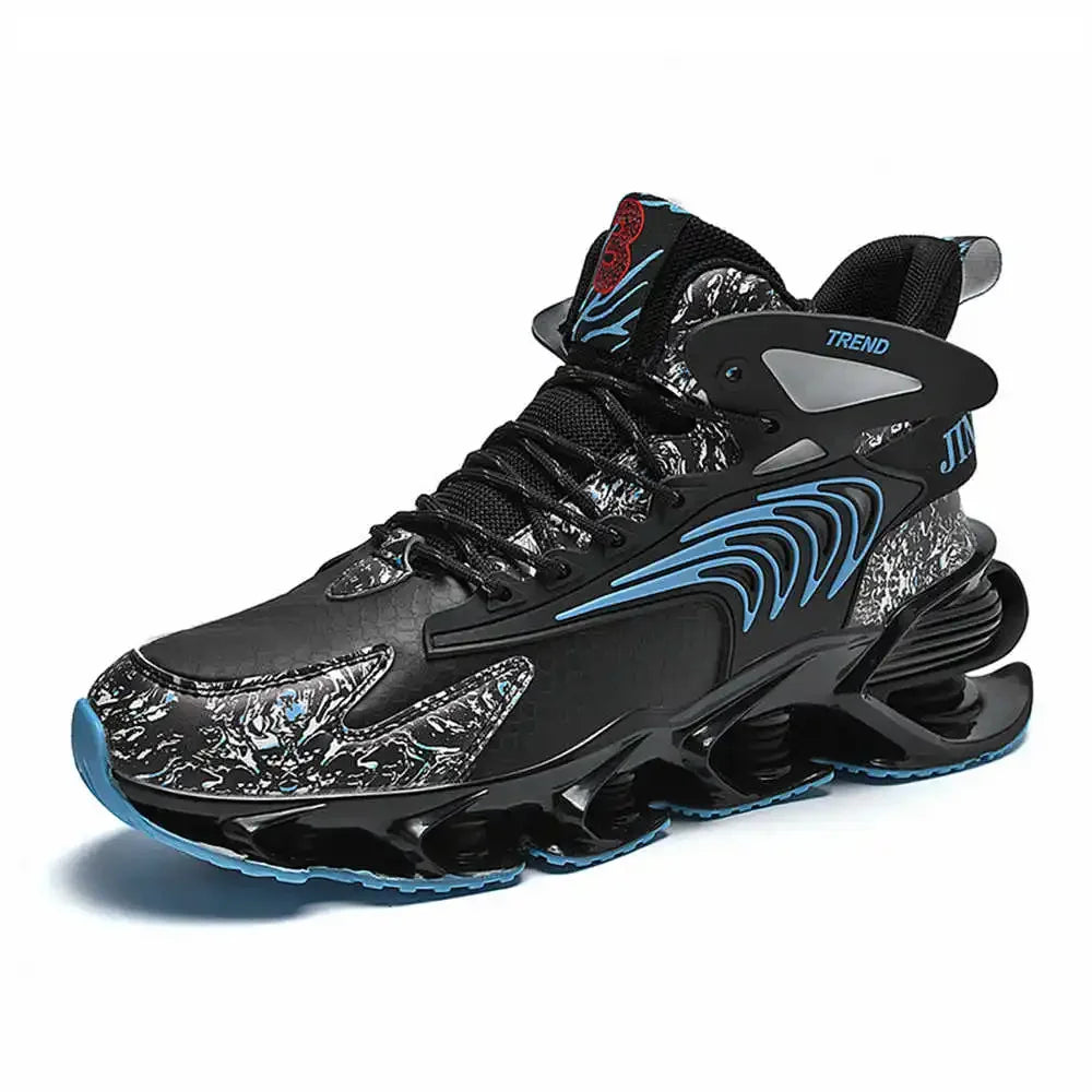 Non-slip Mid Child Running Sneakers Casual Blue Shoes Men Sport Snekaers High-end Snearkers Snaeker 2024elegant Shows