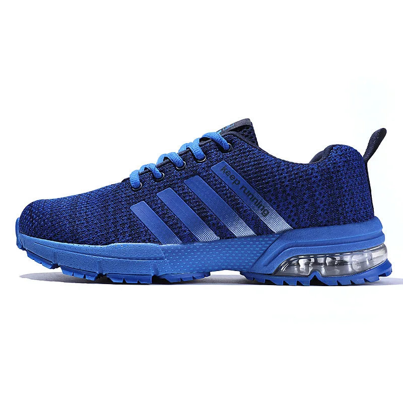 Men White Sneakers Shoes Breathable Anti Slip Hiking Shoes Low Top Air Cushioned Men's Running Shoes Casual Shoe Tenis Masculino