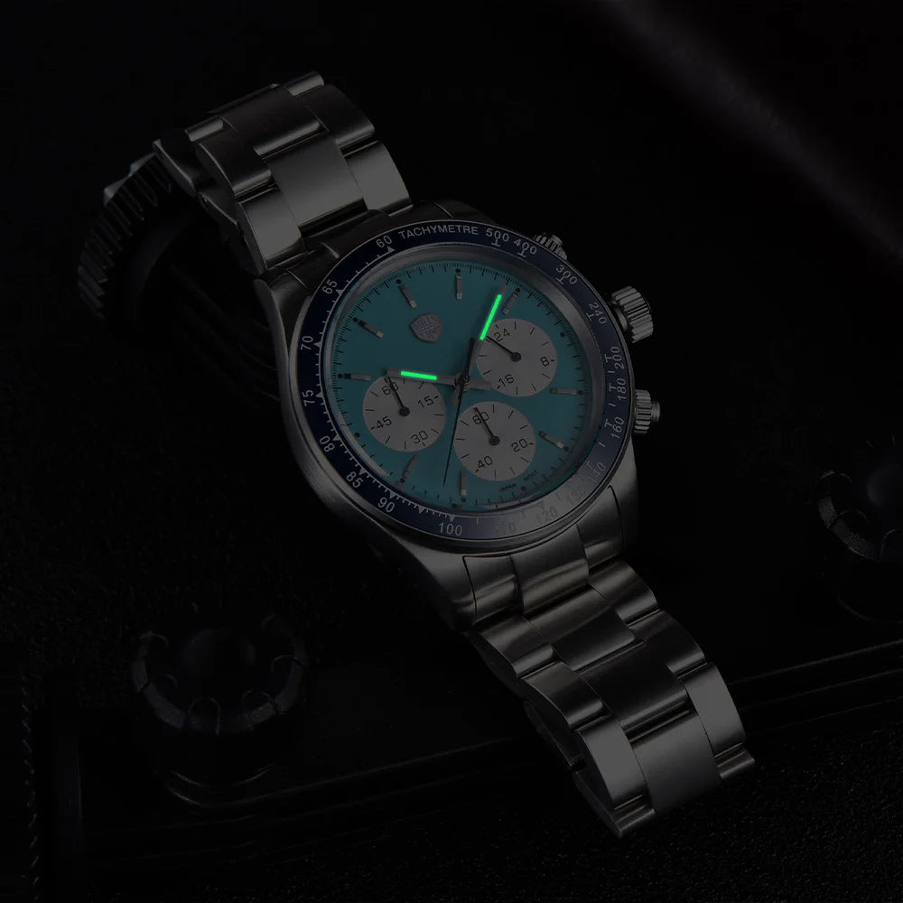 2026 ROLLS TIMI Men's Watch Top Fashion Men's Quartz Watch Luxury Sapphire VK63 Chronograph Sports Waterproof Relógios Masculino